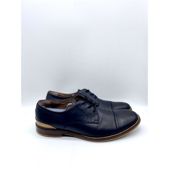 Medium Other - JOHNSTON & MURPHY Limited Men’s 9.5 D/B Black Cap Toe Oxfords Dress Shoes Formal